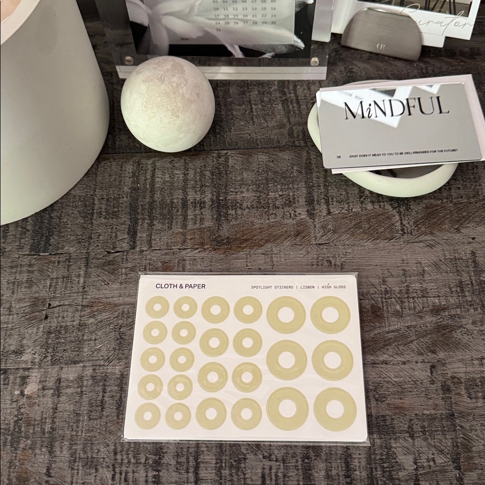 🏷️ NWT Cloth & Paper Spotlight Stickers | Lisbon